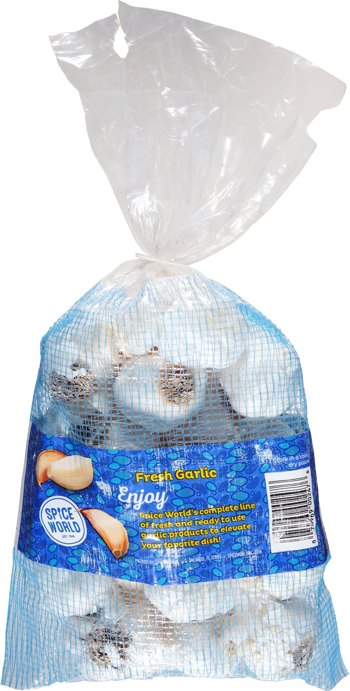 Garlic in Mesh Bag stock image. Image of cloves, aromatic - 10777095